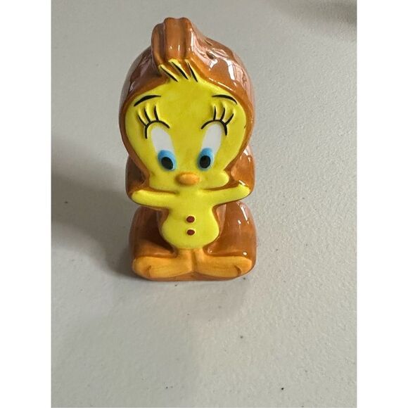 Warner Bros Vintage Tweety Bird & Sylvester Looney Tunes Salt & Pepper Shakers - Picture 4 of 9